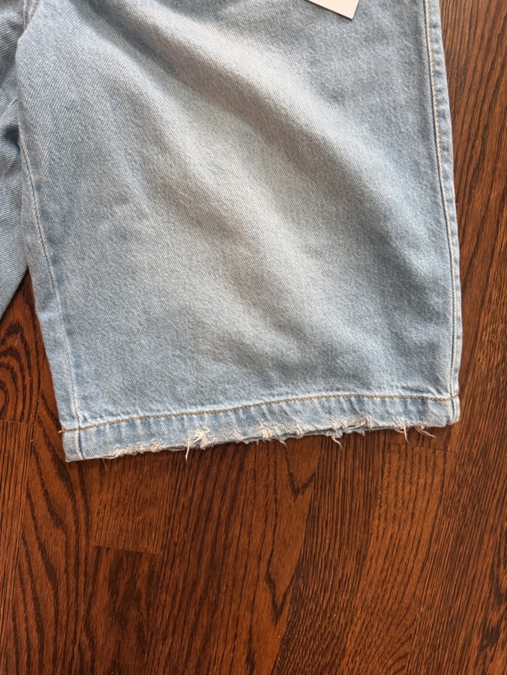 FUTURE COLLECTIVE Light Blue Denim Bermuda Shorts - - Picture 5 of 6